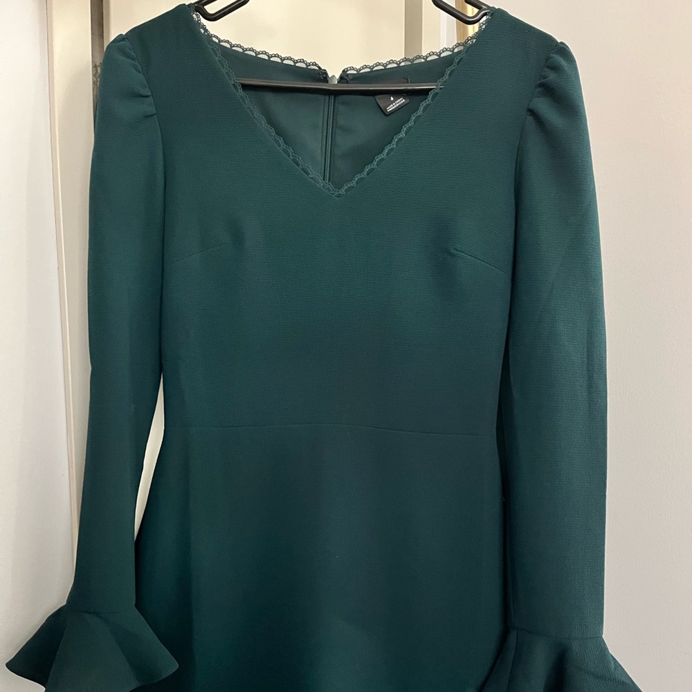 Club Monaco dark green dress